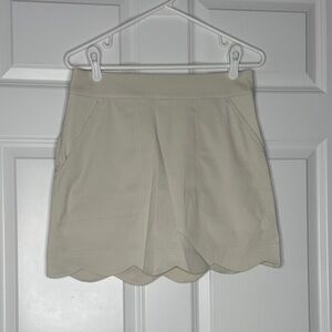 Vineyard Vines Scalloped Athletic Tennis Golf Skort Tan Khaki Women’s 2